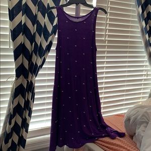 purple tiger dress